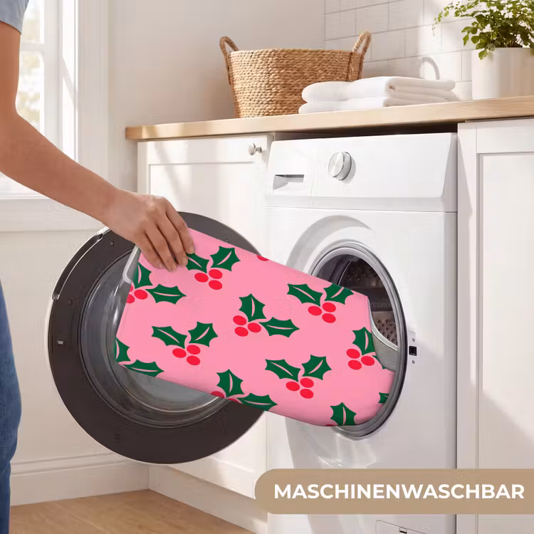 WC Vorleger - Stechpalme – Weihnachten – Rosa — 7