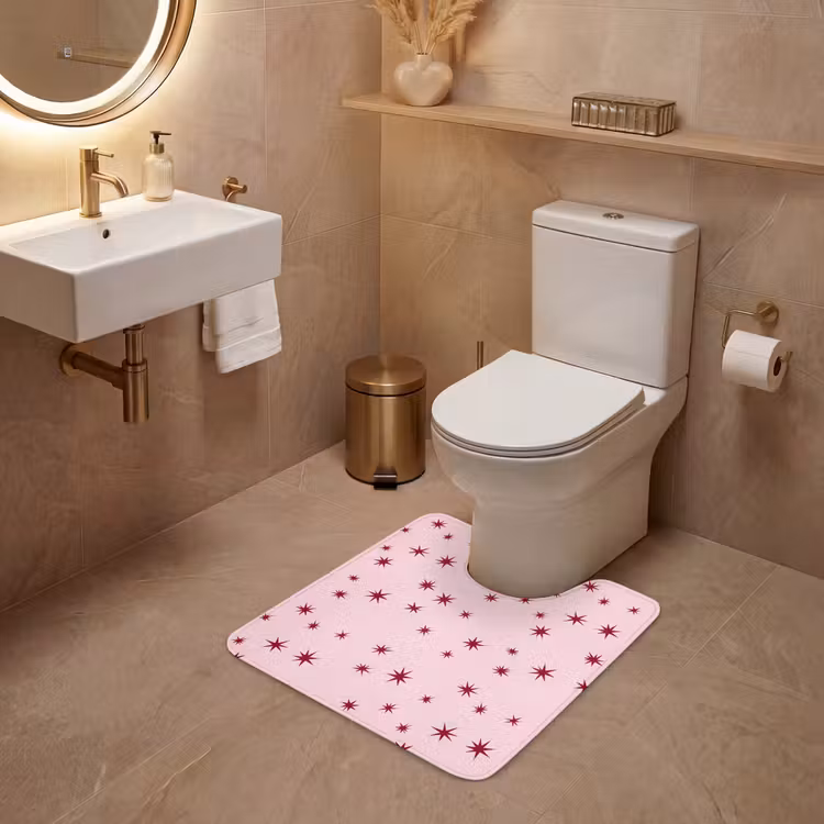 WC Vorleger - Stern – Rosa – Rot — 4