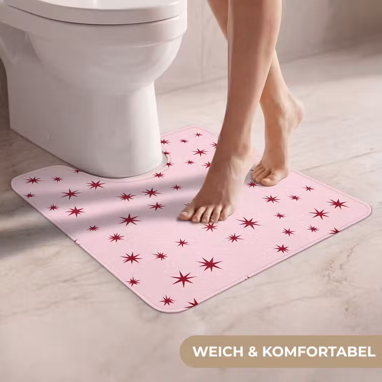 WC Vorleger - Stern – Rosa – Rot — 5
