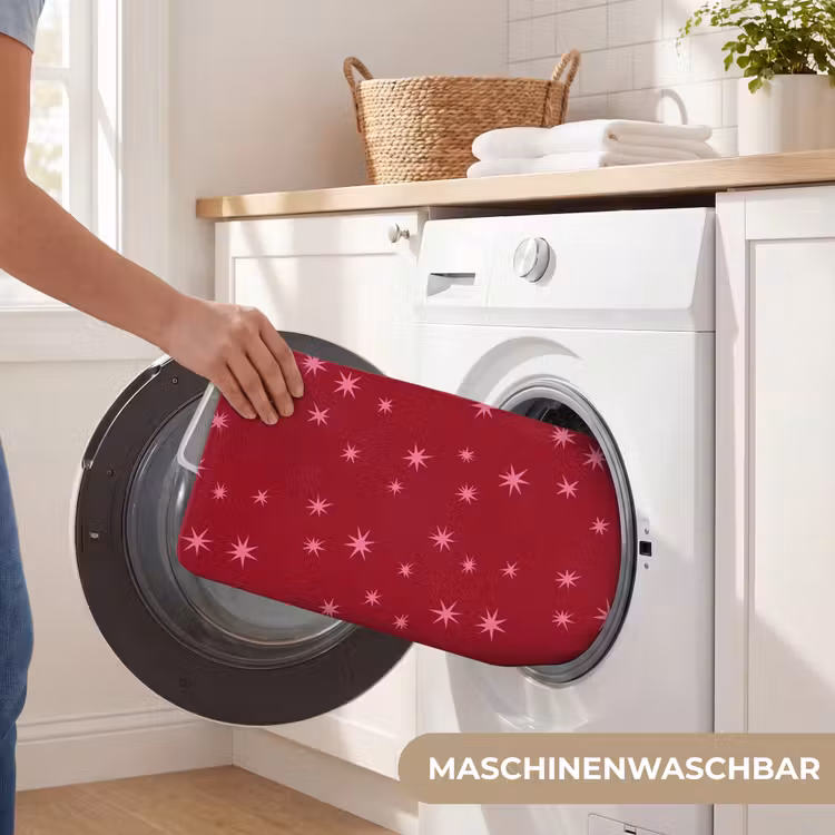 WC Vorleger - Stern – Rosa – Weihnachten – Rot — 5