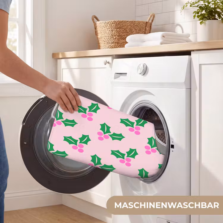 WC Vorleger - Weihnachten – Stechpalme – Rosa — 7