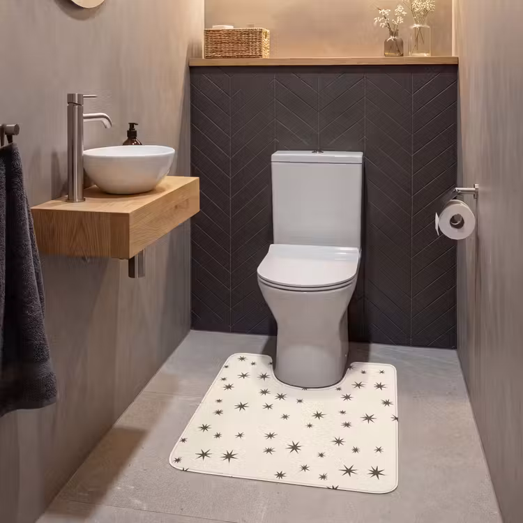 WC Vorleger - Weihnachten – Stern – Braun — 2