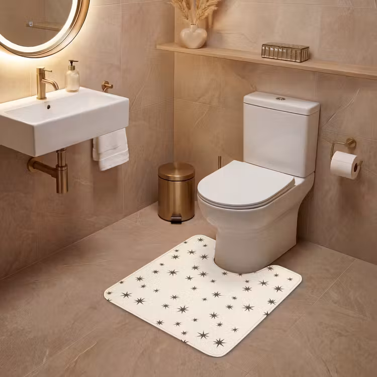 WC Vorleger - Weihnachten – Stern – Braun — 4