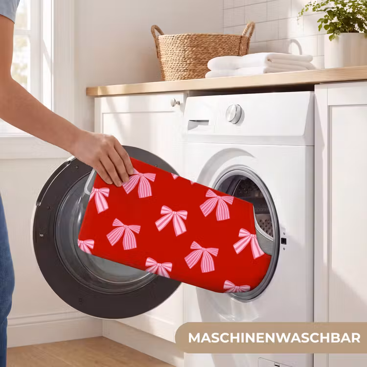 WC Vorleger - Schleifen – Weihnachten – Rot – Rosa — 7
