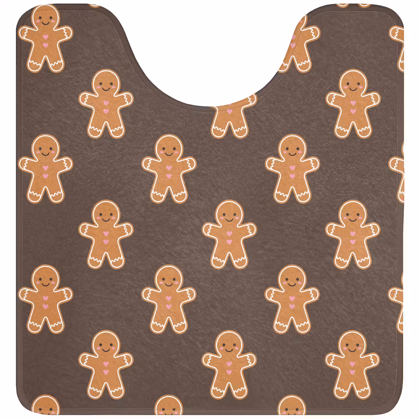 WC Vorleger - Lebkuchen – Weihnachten – Braun — 1