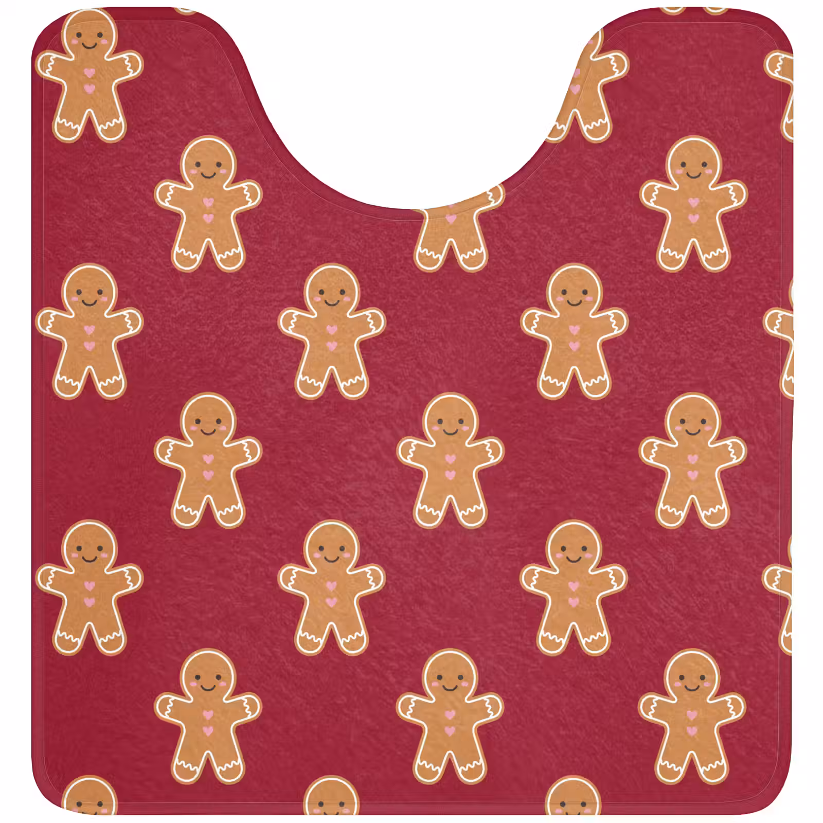 WC Vorleger - Lebkuchen – Weihnachten – Rot — 1