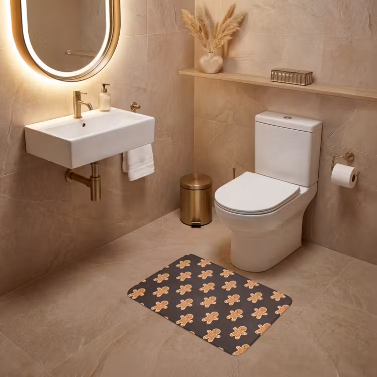 WC Vorleger - Lebkuchen – Braun – Weihnachten — 4