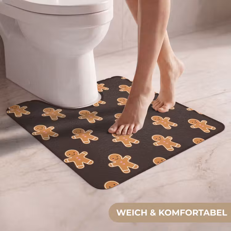 WC Vorleger - Lebkuchen – Braun – Weihnachten — 5