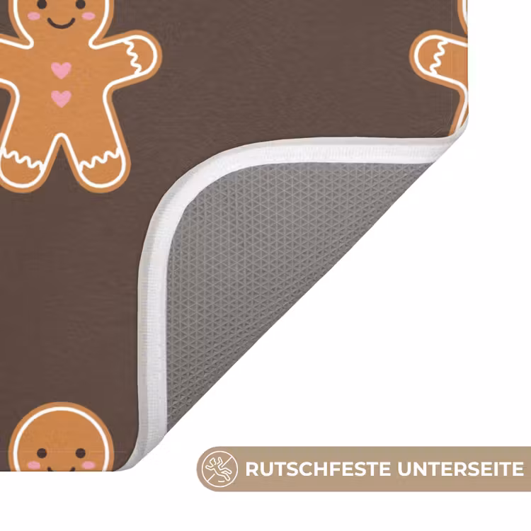 WC Vorleger - Lebkuchen – Weihnachten – Braun — 3