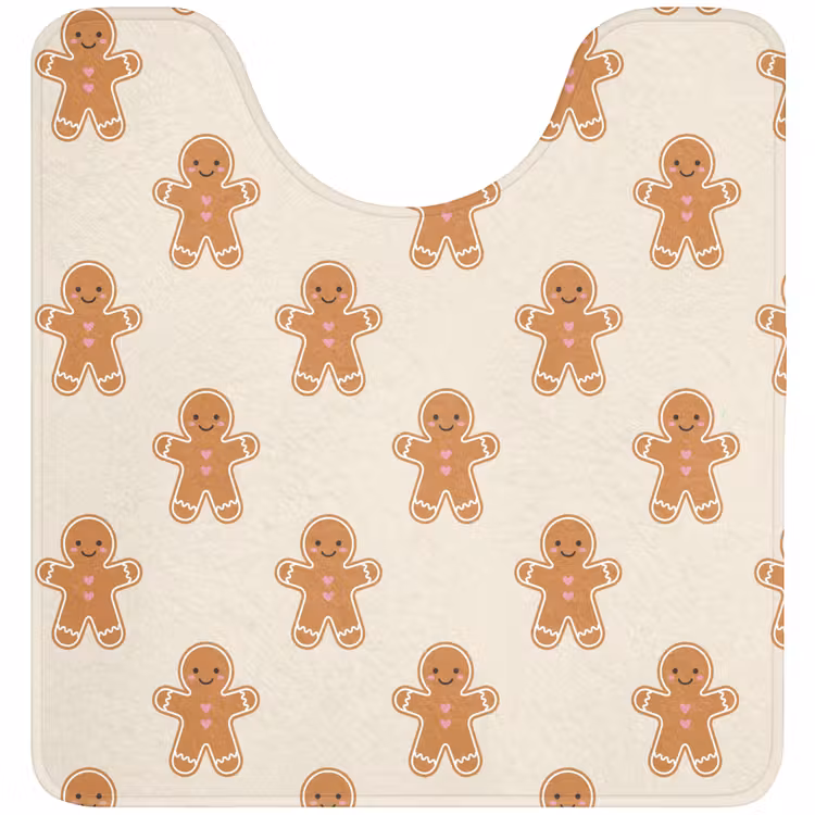 WC Vorleger - Lebkuchen – Weihnachten – Creme — 1