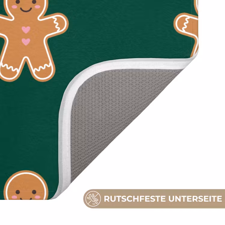 WC Vorleger - Lebkuchen – Weihnachten – Grün — 3