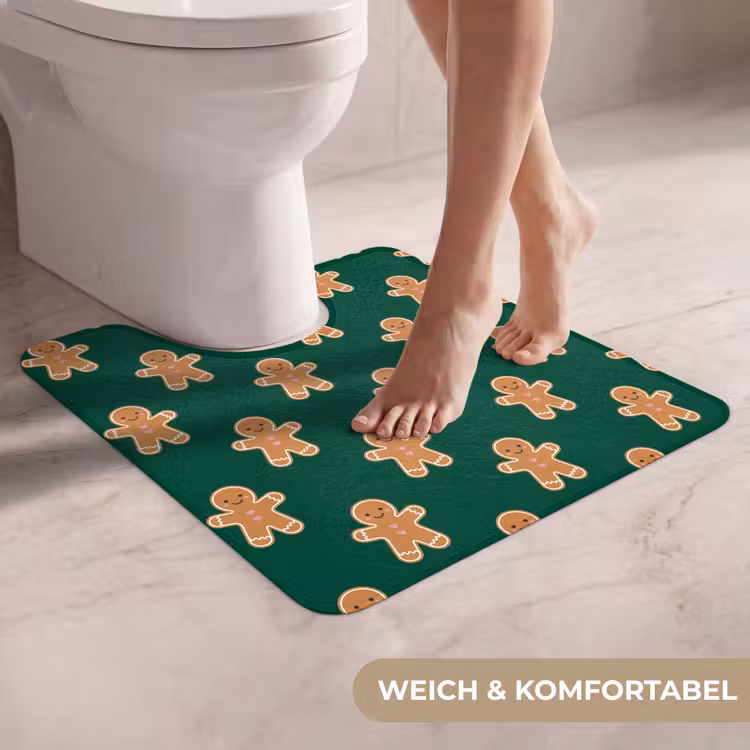 WC Vorleger - Lebkuchen – Weihnachten – Grün — 5
