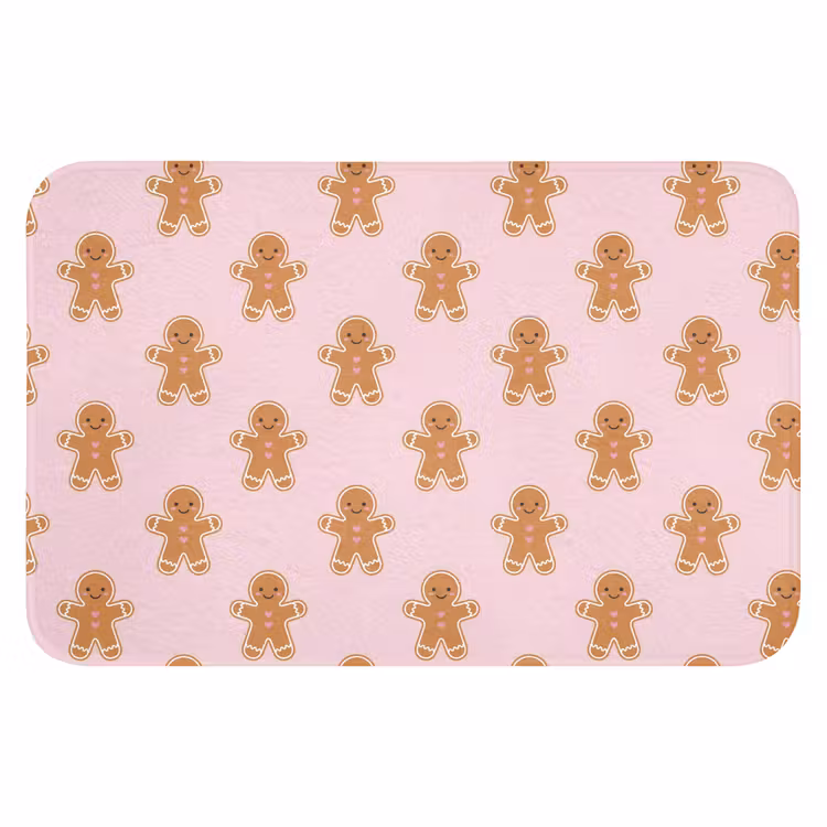 WC Vorleger - Lebkuchen – Weihnachten – Rosa — 1