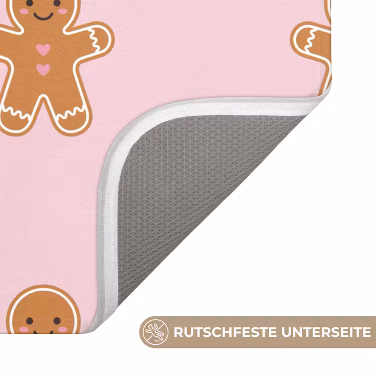 WC Vorleger - Lebkuchen – Weihnachten – Rosa — 3