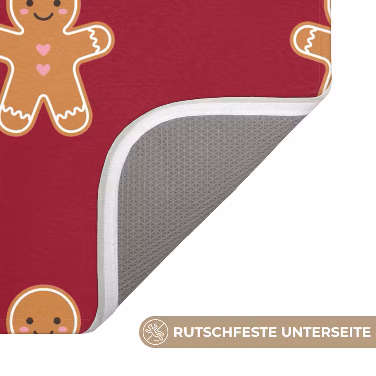 WC Vorleger - Lebkuchen – Weihnachten – Rot — 3