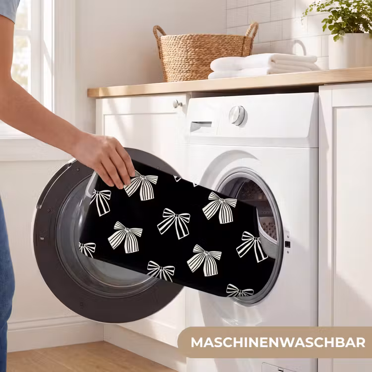 WC Vorleger - Schleifen – Weihnachten – Creme – Schwarz — 7