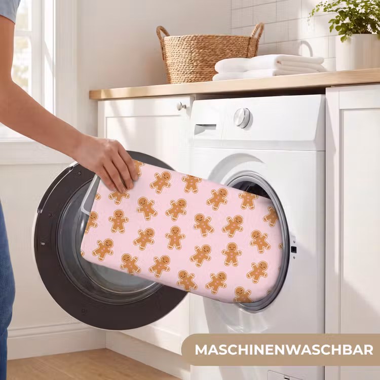 WC Vorleger - Lebkuchen – Braun – Rosa – Weihnachten — 5