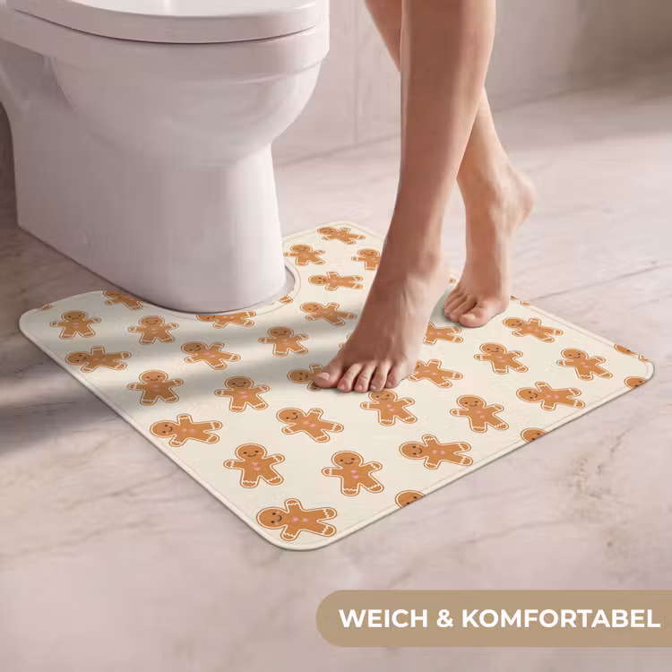 WC Vorleger - Lebkuchen – Weihnachten – Creme — 5