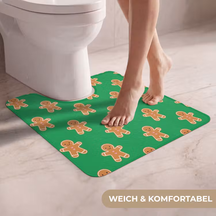WC Vorleger - Lebkuchen – Weihnachten – Neon – Grün — 5
