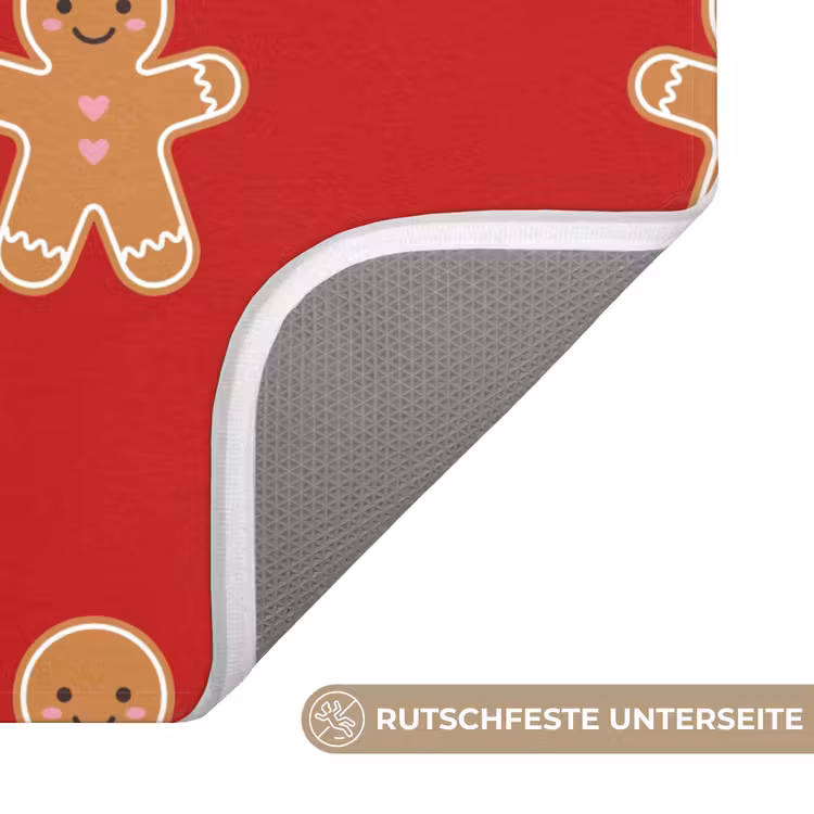 WC Vorleger - Lebkuchen – Weihnachten – Rot — 3