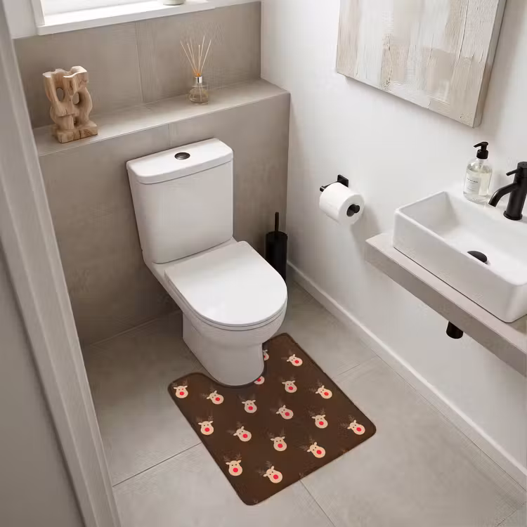 WC Vorleger - Rentiere – Weihnachten – Braun — 6