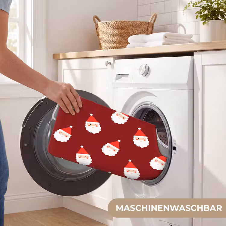 WC Vorleger - Weihnachten – Weihnachtsmann – Rot — 7