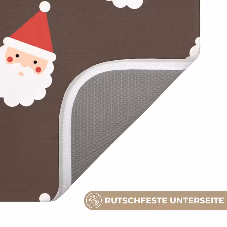 WC Vorleger - Weihnachtsmann – Weihnachten – Braun — 3