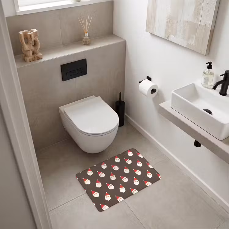WC Vorleger - Weihnachtsmann – Weihnachten – Braun — 6
