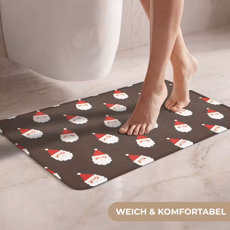 WC Vorleger - Weihnachtsmann – Weihnachten – Braun — 7
