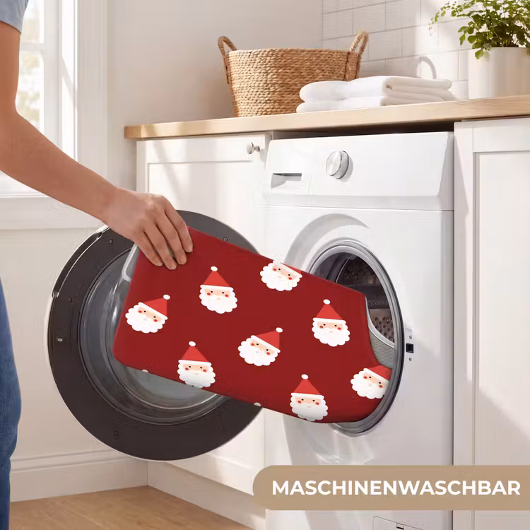 WC Vorleger - Weihnachtsmann – Weihnachten – Rot — 7