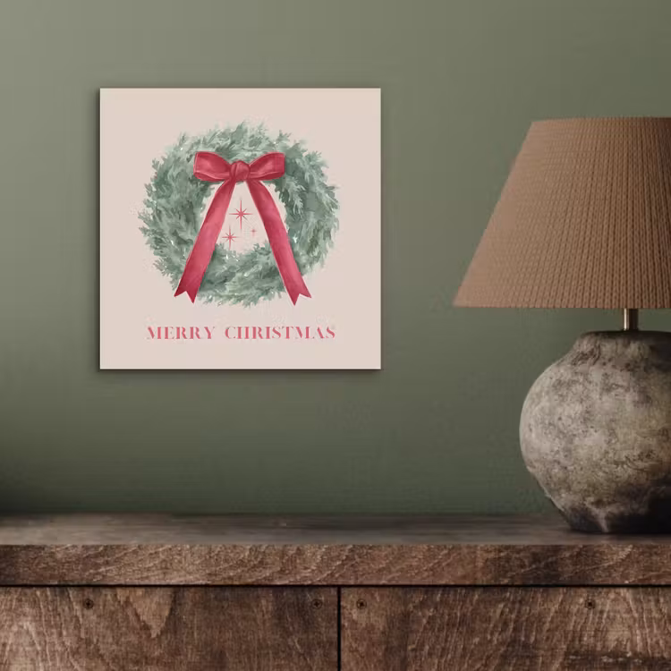 Alu-Dibond-Bild - Winter – Weihnachten – Text — 3