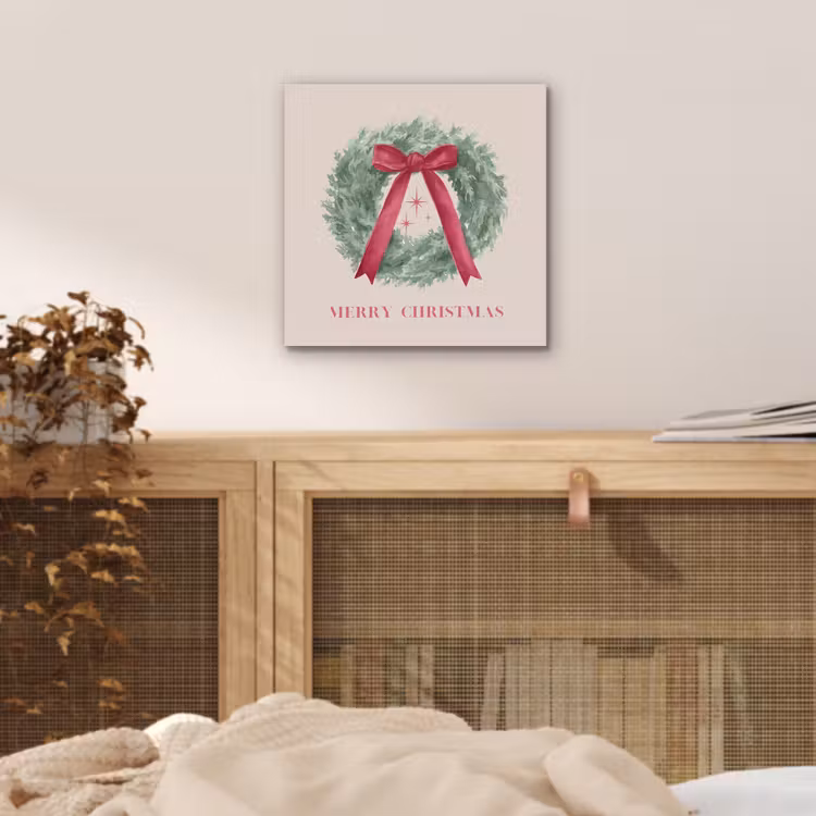 Alu-Dibond-Bild - Winter – Weihnachten – Text — 4