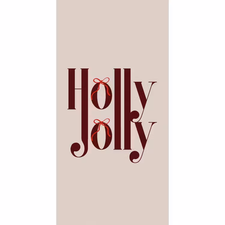 Tapete - Text – Weihnachten – Braun — 2