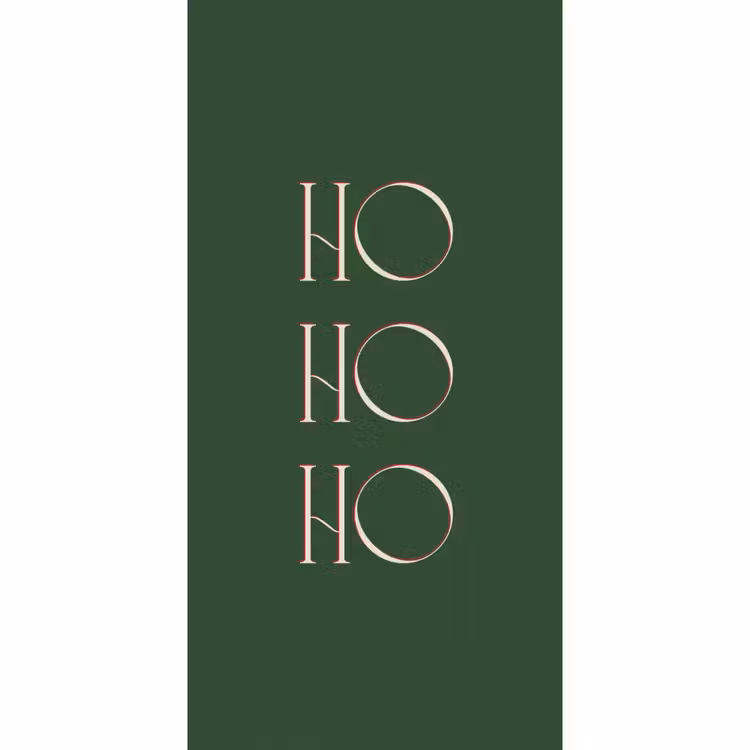 Tapete - Text – Weihnachten – Modern – Grün — 2