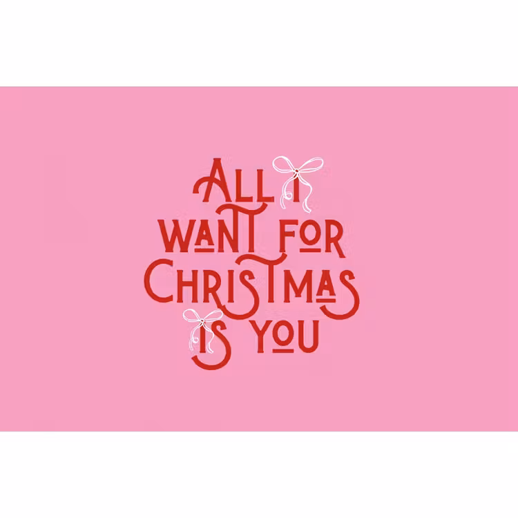 Tapete - Text – Weihnachten – Rosa – Rot — 2