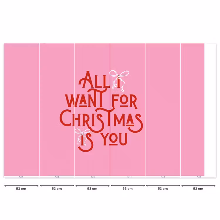 Tapete - Text – Weihnachten – Rosa – Rot — 6