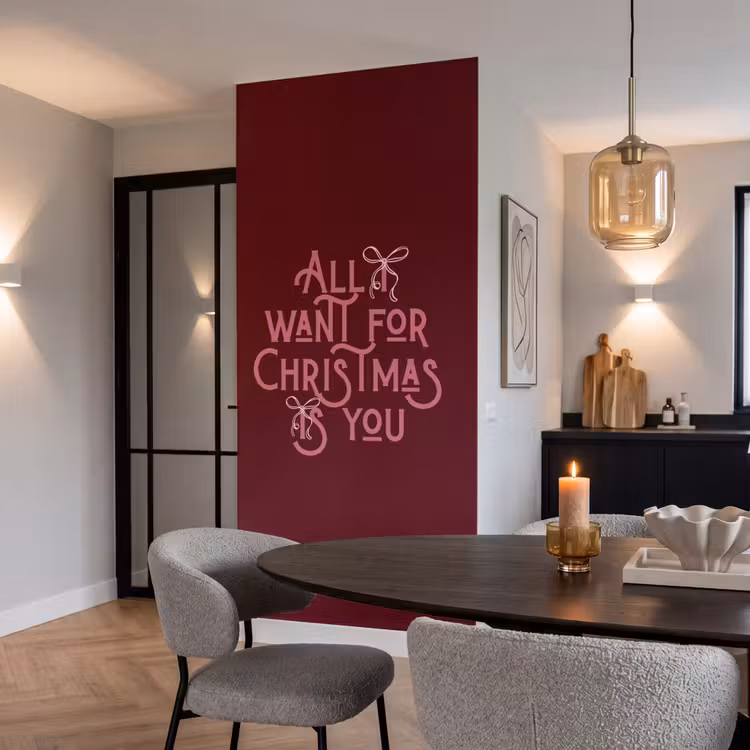 Tapete - Text – Weihnachten – Rot – Rosa — 5