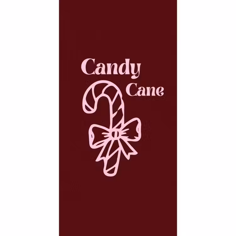 Tapete - Weihnachten – Süßigkeiten – Text – Rosa — 2