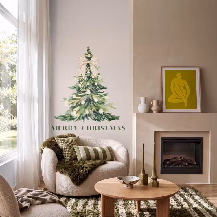 Tapete - Weihnachten – Weihnachtsbaum – Text — 1