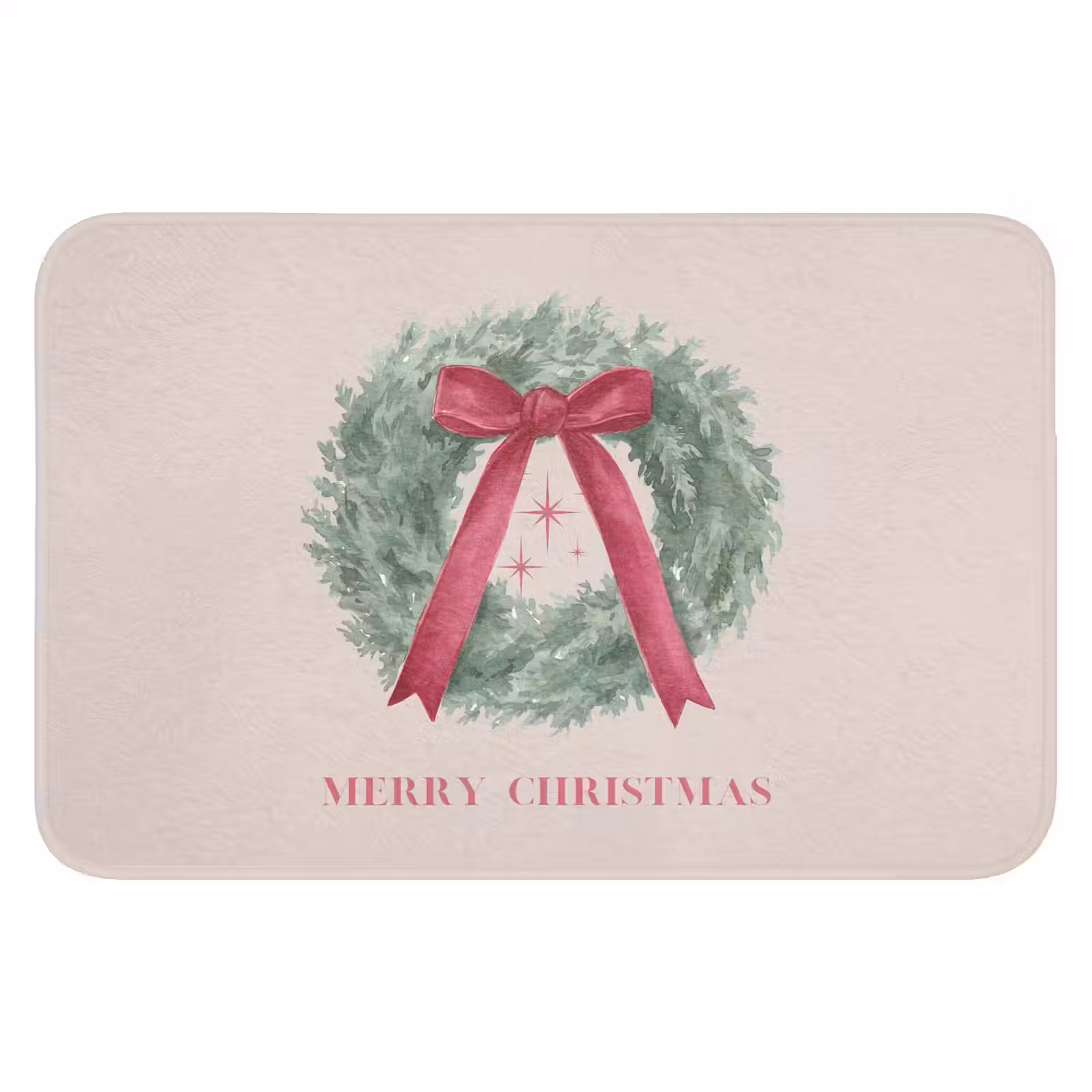 Badematte - Winter – Weihnachten – Text — 1