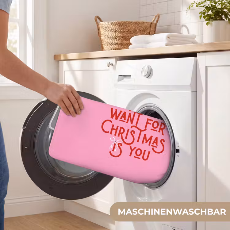 Badematte - Text – Weihnachten – Rosa – Rot — 7