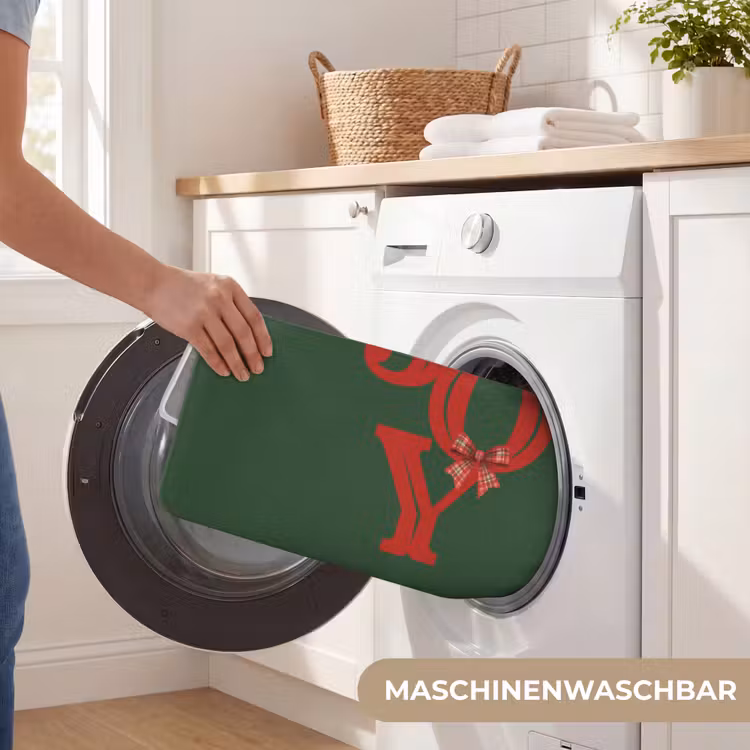 Badematte - Text – Weihnachten – Rot — 7