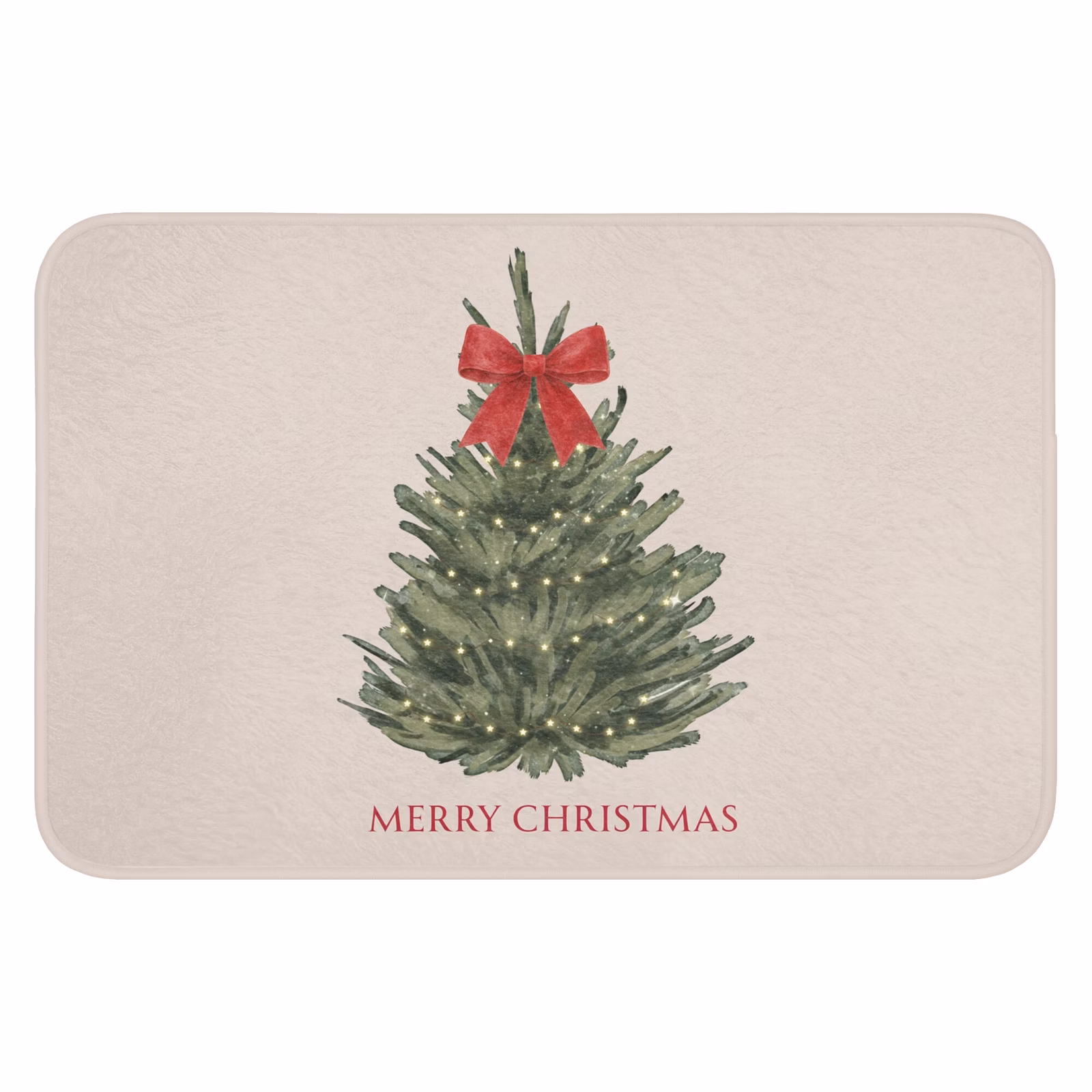 Badematte - Text – Weihnachten – Weihnachtsbaum — 1