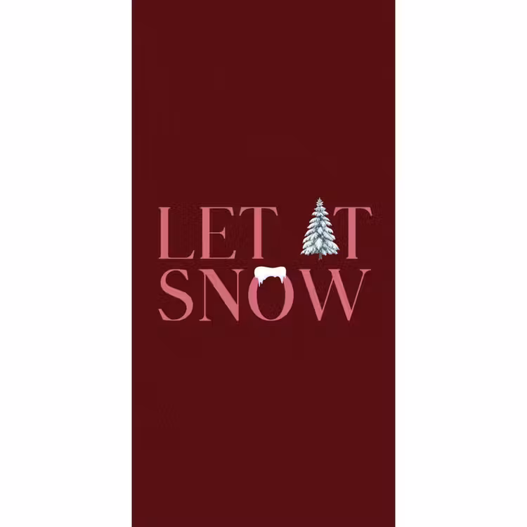 Tapete - Text – Weihnachten – Schnee – Rosa — 2