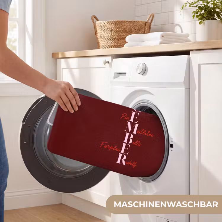 Badematte - Dezember – Text – Weihnachten – Burgund — 7