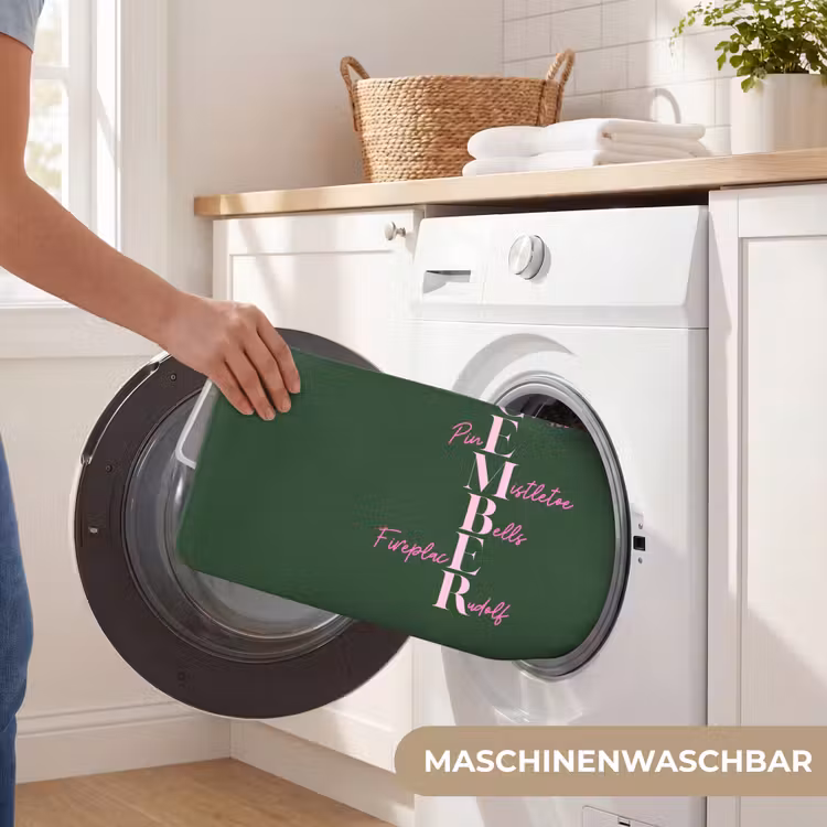 Badematte - Dezember – Text – Weihnachten – Grün — 7