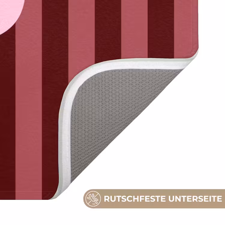 Badematte - Joy – Weihnachten – Text – Rosa — 3