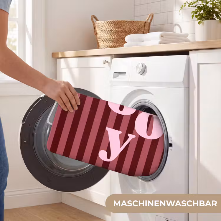 Badematte - Joy – Weihnachten – Text – Rosa — 7