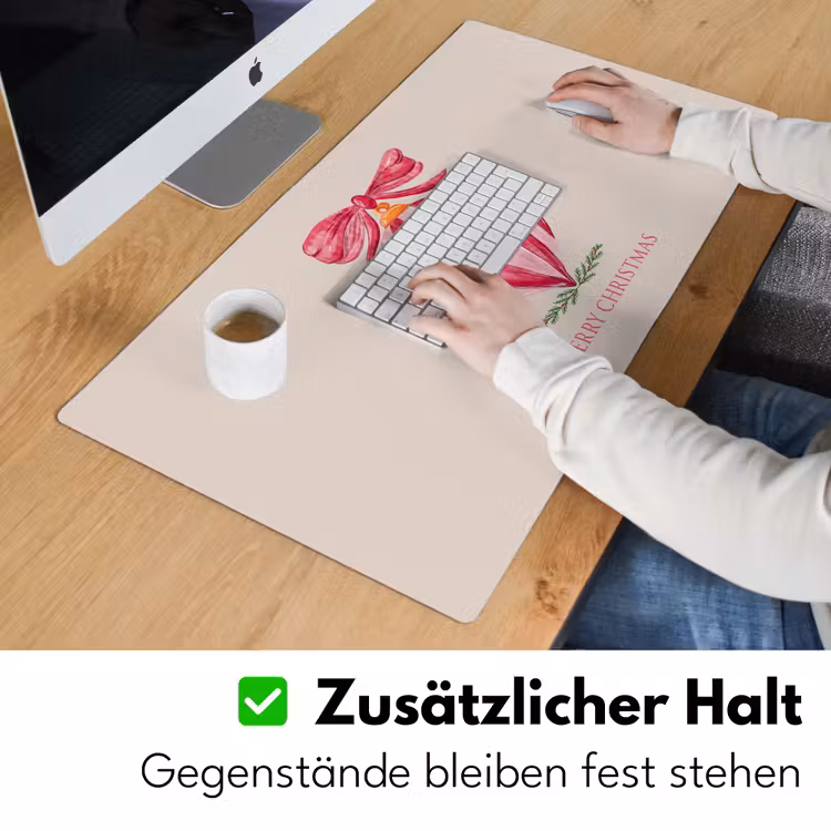 Schreibtischunterlage - Weihnachten – Weihnachtskugel – Text — 3
