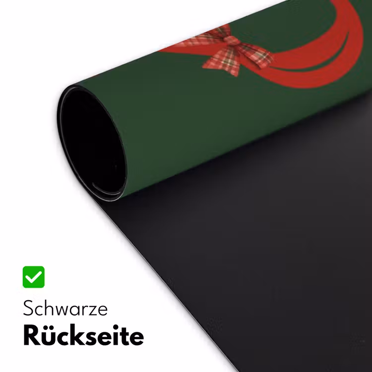 Schreibtischunterlage - Text – Weihnachten – Rot — 2